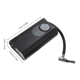 Gatuida Cordless Inflator Compressor for Car On-board Inflator Pump for Motorcycle Bicycle Ball Tire Pressure Gauge