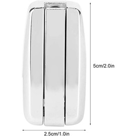 SeaLux Chrome Finished Retractable Recessed Folding Coat Handbag Hanger/Hook (4PCS Set) for Boat, Mobile Home and RV