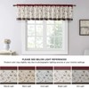 Embroidered Light Filtering Rod Pocket Window Treatment Curtain Window Panel