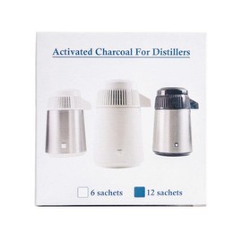 Activated Carbon Filter for Megahome Distiller etc. Pack of 12 Filters Activated Carbon