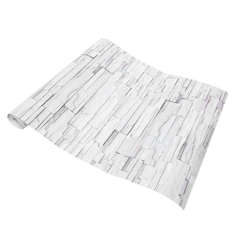 Retro Imitation Brick Grain Texture Waterproof Wall Decal Sticker Home