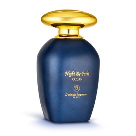 L'Orientale Fragrances Night De Paris Ocean 100ml / 3.3oz - Oil-Based Perfumes for Women & Men, Unisex Aromatic Aquatic Eau de Parfum w/Bergamot - Long-Lasting Up to 24 Hours, Ideal for All Seasons