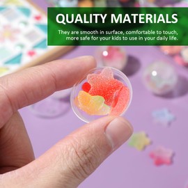 JECOMPRIS Capsule Vending Machine Round 50 pcs Bulk Clear Container Easter Party Favors Basket Stuffers