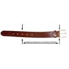 HC Women's Men's Premium Buffalo Leather Belt with Press Stud,