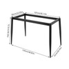 Fronimo Metal Furniture Legs 28 inch Height Rectangular Table Legs