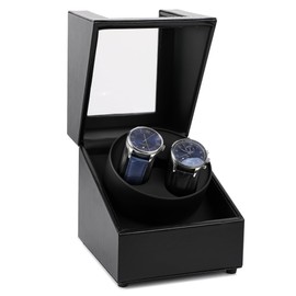 Kalawen Kalawen Latest Automatic Watch Winder, Double Watch Winder Dust-Proof Box with Quiet Motor, Watches Rotation Storage Case Display Box for Automatic Mechanical Watches