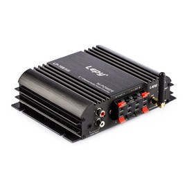 Nobsound Lepy 168Plus Stereo Audio Amplifier, Mini 2.1 Channel Hi-Fi Stereo Power Amplifier with LED Display and Remote Control, Supporting USB, Bluetooth, AUX, RCA Input, Subwoofer Amplifier