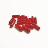1000 Empty Gelatin Capsules. Red. Size 0. Opaque. Halal. Kosher.