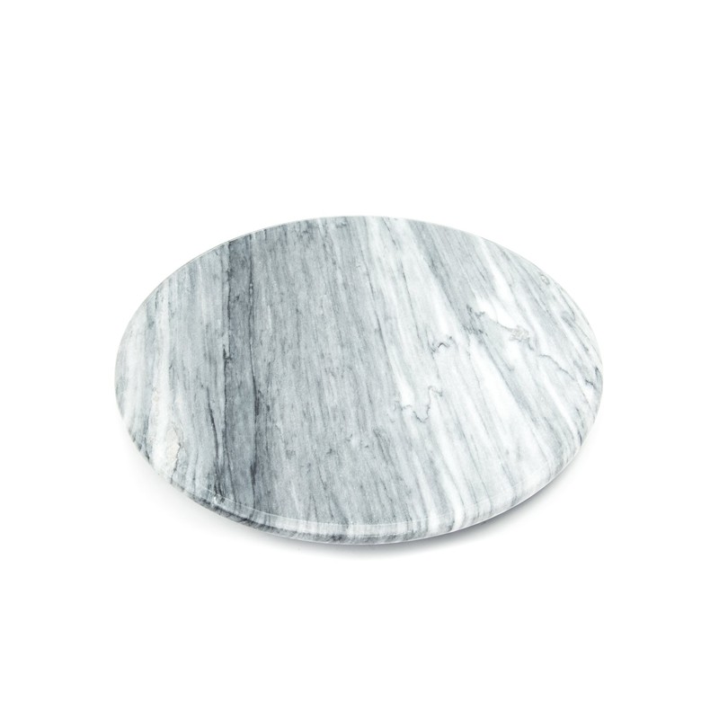 Fox Run 3840 Marble Lazy Susan, White