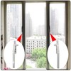 Yuiturt UPVC Window Handles, 2 Pcs White Cockspur Window Handle