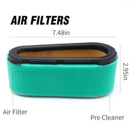 Anxingo 493909 496894 Air Filter, Replacement for BS 288702 288707 HP Single Cylinder Engines Replacement for Toro 71300 71301 Series, Replaces 496894S 5053B 5053D 5053H 5053K 272403 272403S