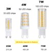 XRZT G9 Led Bulbs,7W Chandelier Light Bulbs (75W Halogen Equivalent)