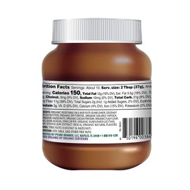Organic Hazelnut Spread with Cocoa by Pyure | Keto Friendly, No Palm Oil, Vegan, Peanut Free | 90% Less Sugar Than the Market Leading Brand, 13 Oz