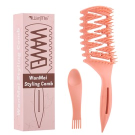 CCbeauty Hair Styling Brush Hair Brush Without Pulling Detangling Brush Curling Brush Styling Brush Scalp Massage Brush