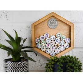 22nd Anniversary 22 Reasons I Love You Wooden Wall Frame - Full Colour Love Tokens