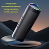 Bluetooth Speaker Dazzling Color LED Lights Waterproof Portable Wireless Bluetooth
