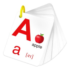 26Pcs Alphabet Flash Cards Baby Educational ABC Flash Cards Uppercase and Lowercase Learning Letters Recognition for Preschool Children Toddlers Communication Montessori Toys Birthday Gifts for Kids