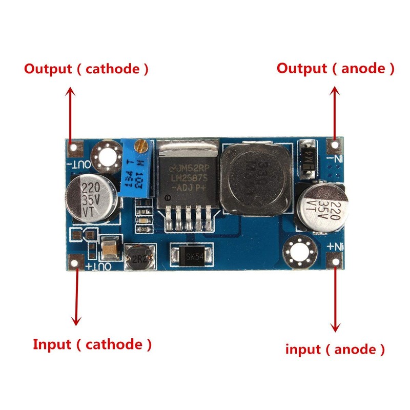 TECNOIOT 2pcs lm2587 DC-DC Boost Converter 3-30V Step Up 4-35V