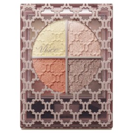Visee Riche OR-2 Glossy Rich Eyes N Eyeshadow, Brownish Orange Type, 0.1 oz (4.5 g), 1 Item