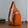 NICE SELECTION Men's Shoulder Bag, Cross-Body Bag, Genuine Leather, Cross-Body
