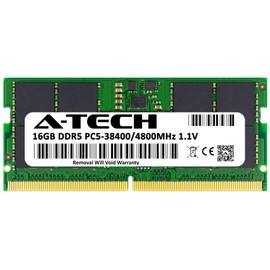 A-Tech 16GB RAM for ASUS ROG Strix G15 G513RM-DS71-CA | DDR5 4800MHz SO-DIMM PC5-38400 262-Pin Non-ECC Memory Upgrade Module
