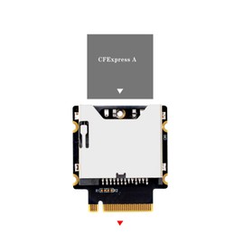 suckoo 2 in 1 PCI-E X1 to CFExpress Type-A Card Reader Adapter Card Converter,NVME M-Key M.2 PCIE 4.0 3.0 to CF Express Type-A High Speed Expansion Board Adapter,Compatible with PCI-E X4 X8 X16