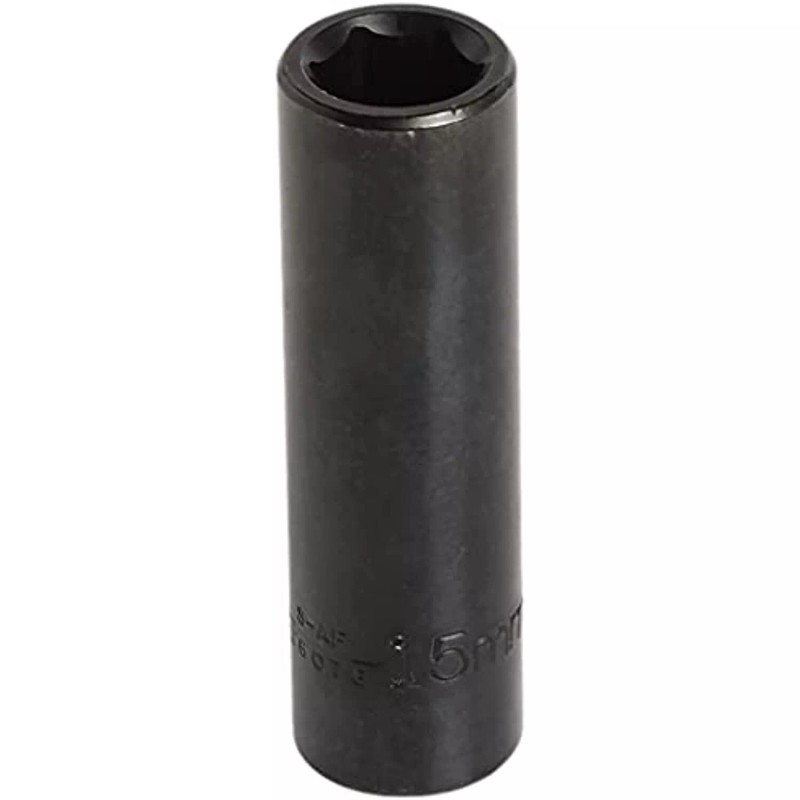 CRAFTSMAN Deep Impact Socket, Metric, 1/2-Inch Drive, 15mm (CMMT16076)