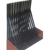 8 Pack L16" x H 10" Black Heavy Duty Shelf