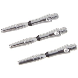 Viper Spinster Aluminum Dart Shaft: Short (SH), Silver, 3 Pack