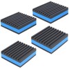 RekiLife Anti-Vibration Mat, Vibration Absorption Mat, Rubber with Ribs, for