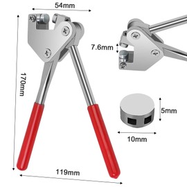 Sealing Pliers Kit with 20 Lead Seals, 20 Sealing Wire, Steel Sealing Pliers Lead Sealing Pliers for Sealing Electricity Meters Lead Diameter