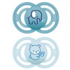 MAM Perfect Dummy, Set of 2, for Healthy Teeth and