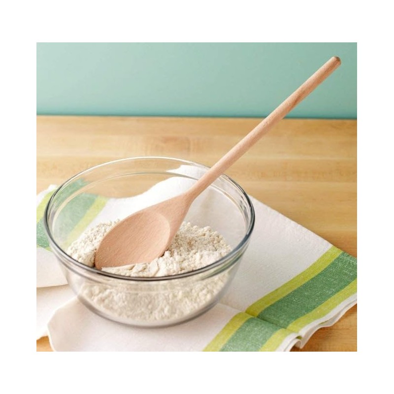 Premium 5-Piece Wooden Spoon Set. Kitchen Essentials - Oval Wood