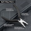 LEONTOOL Mini Split Ring Pliers for Jewelry Making 4 Inches