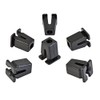 Expansion Nut Clips Universal Body in Black Pack of 15