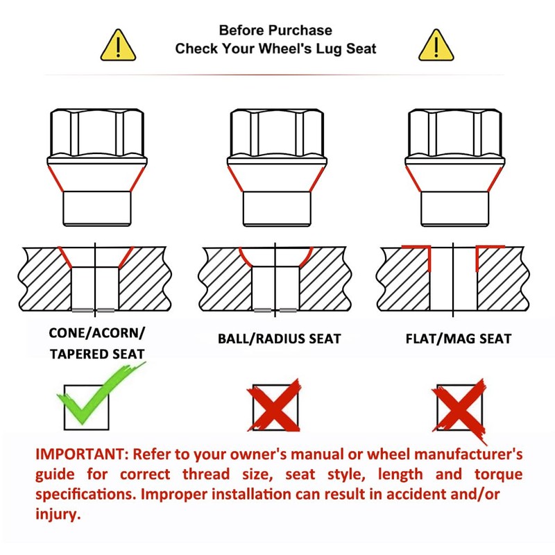 White Knight 7809-14 Chrome M14 x 1.50 Open End ET