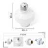 QIACHIP RF 433Mhz Wireless Remote Control Light Lamp Socket E26