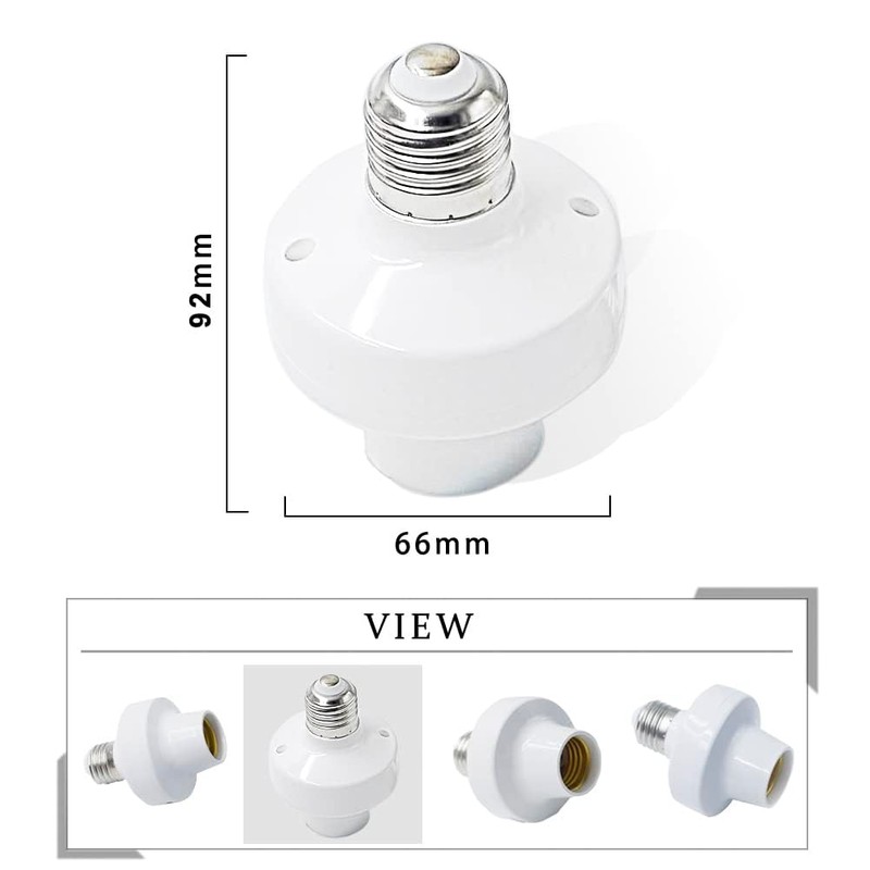 QIACHIP RF 433Mhz Wireless Remote Control Light Lamp Socket E26