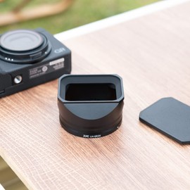 JJC Metal Lens Hood with Protective Cap for Ricoh GR IIIx GRIIIx GR III x Digital Camera Accessories