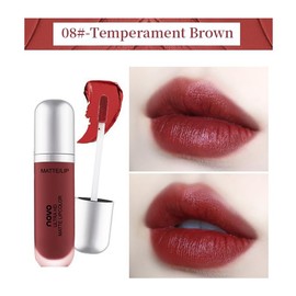 SWEET NIGHT Liquid Rouge Natural Coloring Long Lasting Dry Resistant for Students Light Texture Liquid Rouge (08 - Brown)