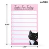 2pcs Funny Black Cat Sticky Notes to Do List Pads