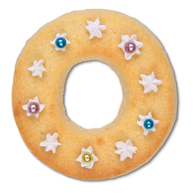 Staedter Letter O Cookie Cutter, Silver