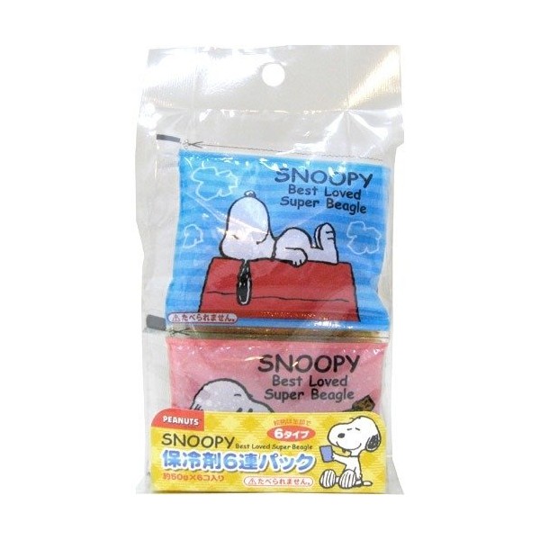 asahi koyo snoopy ice pack of 6 packs