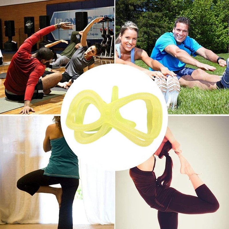 7 Ring Stretch Resistance Exercise Band, BetterJonny Workout Bands Arm