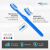 Pruvade 100 Pack Disposable Toothbrushes with Toothpaste Built in |
