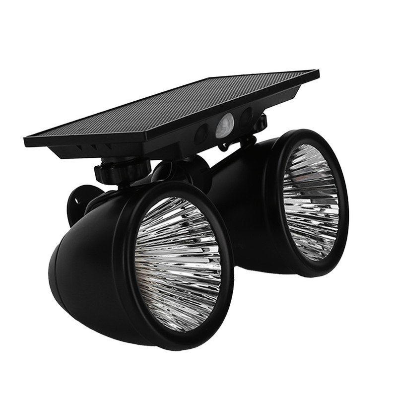 Solar Projection Light Human Body Induction 2‑Color Solar Lawn Lamp