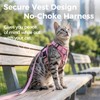 pangdi Cat Harness and Leash Set Escape Proof Tactical Small