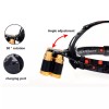 Glam 80000LM 5-LED Zoom LED Rechargeable Headlamp Head Light Torch