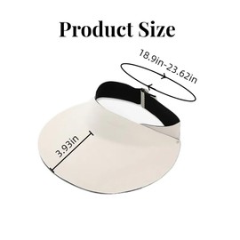 TOFBS Sun Hat Women's Foldable Non-Marking Wide Visor Edge Hat Sun Cap Summer UV Protection Outdoor Hat UPF 50+ Ponytail Beach Hat, beige