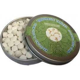 The Turtle Tribe Toothpaste Tablets Mint with Flouride 125 Pack